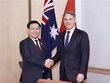 Vietnam-Australie: promotion de la coopération dans le commerce, le tourisme et la défense