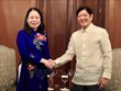 La vice-présidente vietnamienne rencontre des dirigeants étrangers aux Philippines