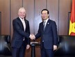Le président Vo Van Thuong rencontre des dirigeants des groupes Apple et Boeing