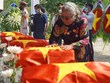 Dong Nai: Inhumation des restes de 28 martyrs des commandos de Rung Sac