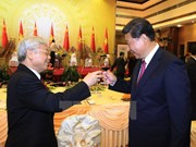 Banquet en l'honneur du dirigeant chinois Xi Jinping