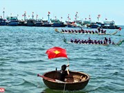 La course de bateaux "Tu Linh" à Ly Son 