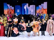 La collection « Rose secret » présentée à la Semaine internationale de la mode printemps-été 2022