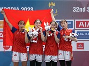 Les sportifs médaillés d’or du Vietnam aux SEA Games 32