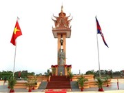Inauguration d'un monument de l'amitié Vietnam-Cambodge dans la province de Svay Rieng 
