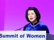 La vice-présidente Dang Thi Ngoc Thinh au Sommet mondial des femmes 2019 à Bale