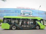 Premier modèle de bus électrique testé au Vietnam