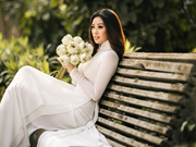 Beauté rayonnante de Miss Univers Vietnam 2019 Nguyen Tran Khanh Van dans l'ao dai vietnamien