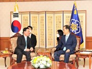 Un membre du Politburo rencontre le PM sud-coréen