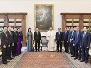 Le président Vo Van Thuong en visite au Vatican