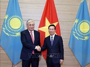 Le président du Kazakhstan en visite officielle au Vietnam