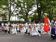 Une troupe vietnamienne au plus grand festival de Yosakoi au Japon