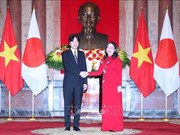 Le prince héritier du Japon Fumihito d'Akishino et son épouse, la princesse Kiko, en visite au Vietnam