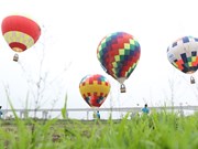 Premier festival de montgolfières à Hanoï 