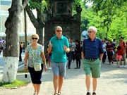 Forte croissance des touristes étrangers à Hanoï en cinq mois