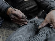 La sculpture sur charbon à Quang Ninh