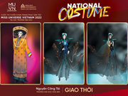 Des costumes nationaux impressionnants du Vietnam pour le concours de Miss Univers 2022