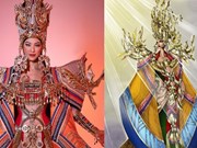 La tenue traditionnelle vietnamienne à Miss Supranational 2022