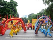 Festival de la danse du dragon à l'occasion du 1010e anniversaire de Thang Long-Hanoi