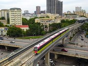 Premiers essais pour la section surélevée de la ligne de métro Nhon – gare de Hanoï