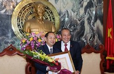 Le vice-président de la Cour populaire suprême du Laos à l'honneur 