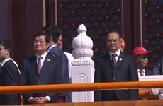 Le président Truong Tân Sang à la célébration de la victoire sur le fascisme en Chine