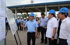 Mise en chantier du port international de l’aciérie de Nghi Son 