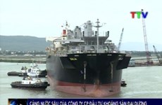 Un navire singapourien de 50.000 tonnes mouille au port en eau profonde de Nghi Son