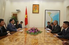 Le vice-Premier ministre Hoang Trung Hai reçoit l'ex-Premier ministre britannique Tony Blair