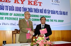 Le groupe américain PSL investira dans plusieurs projets à Huê 