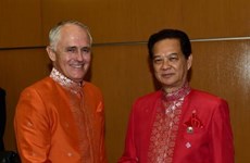 Le PM Nguyên Tan Dung rencontre son homologue australien 