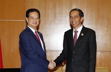 Entrevue entre le PM vietnamien et le président indonésien 
