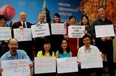 La course "Pour les rêves des enfants de Hanoi"