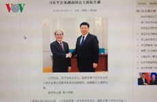 La presse chinoise salue la visite du président de l’AN Nguyên Sinh Hùng