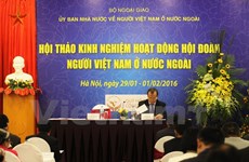 Colloque sur les activités d'associations des Vietnamiens à l’étranger