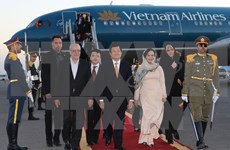Truong Tan Sang entame sa visite d’Etat en Iran