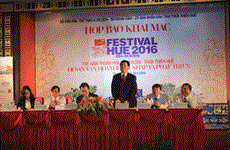 Conférence de presse sur le Festival de Hue 2016
