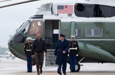 Barack Obama quitte les Etats-Unis pour une tournée en Asie