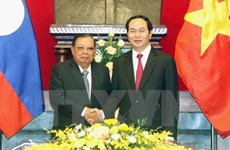 Le chef de l'Etat Tran Dai Quang en visite au Laos et au Cambodge