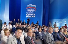 Une délégation vietnamienne au Congrès du Parti Russie unie