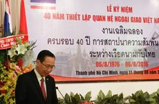 Célébration des 40 ans des relations diplomatiques Vietnam-Thaïlande à Ho Chi Minh-Ville