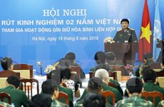 Le Vietnam participe activement à des opérations de maintien de la paix de l’ONU