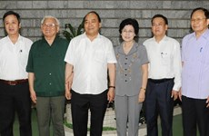 Le PM rencontre les responsables de l’Association des Anciens jeunes volontaires du Vietnam