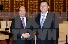 Activités du Premier ministre Nguyen Xuan Phuc à Pékin