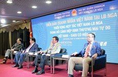 Le vice-PM Trinh Dinh Dung au Forum des hommes d’affaires vietnamiens en Russie
