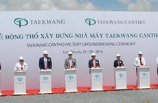 Le groupe sud-coréen Taekwang construit une usine de chaussures à Cân Tho