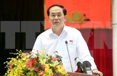 Le président Trân Dai Quang à l’écoute des électeurs de Hô Chi Minh-Ville