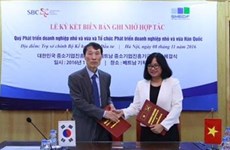 Vietnam et R. de Corée se serrent la main pour le développement des PME