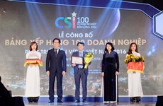 Publication de la liste des 100 entreprises de développement durable du Vietnam en 2016