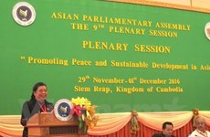 Le Vietnam présent à la 9e session plénière de l’Assemblée parlementaire asiatique